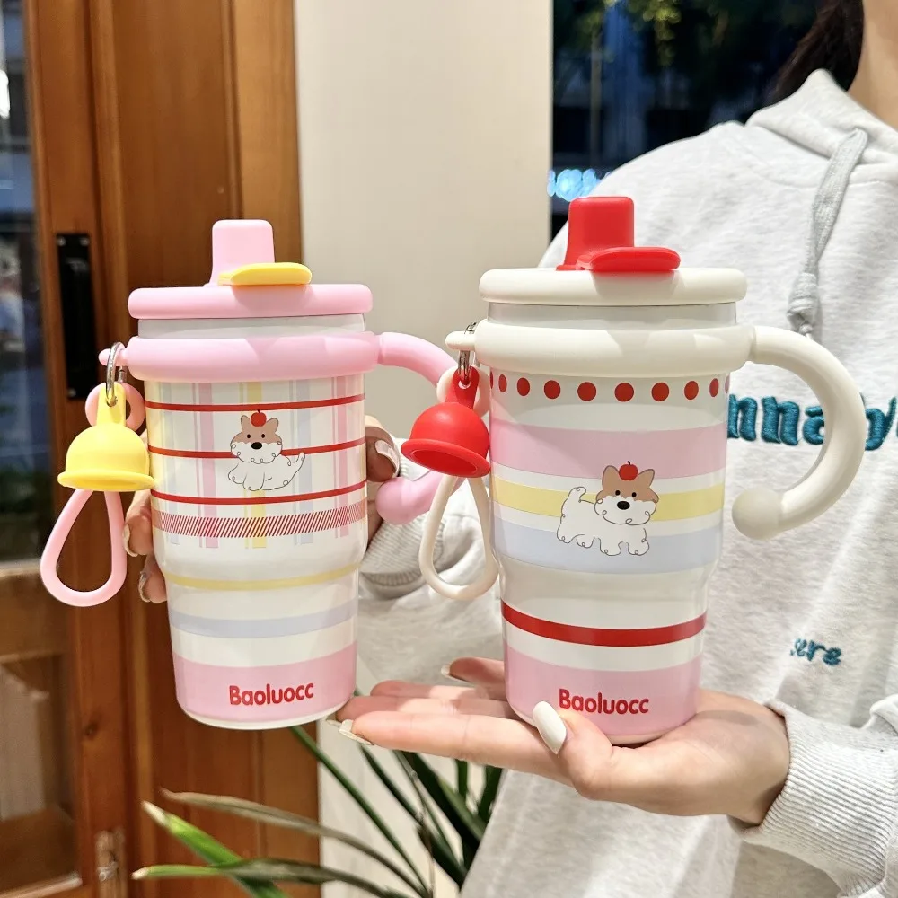 Portable Cartoon Prints Vacuum Straw Cups 600ml Stainless Steel Insulated Cup Leak-proof Cold Insulation Car Water Cups
Portable Cartoon Prints Vacuum Straw Cups 600ml Stainless Steel Insulated Cup Leak-proof Cold Insulation Car Water Cups