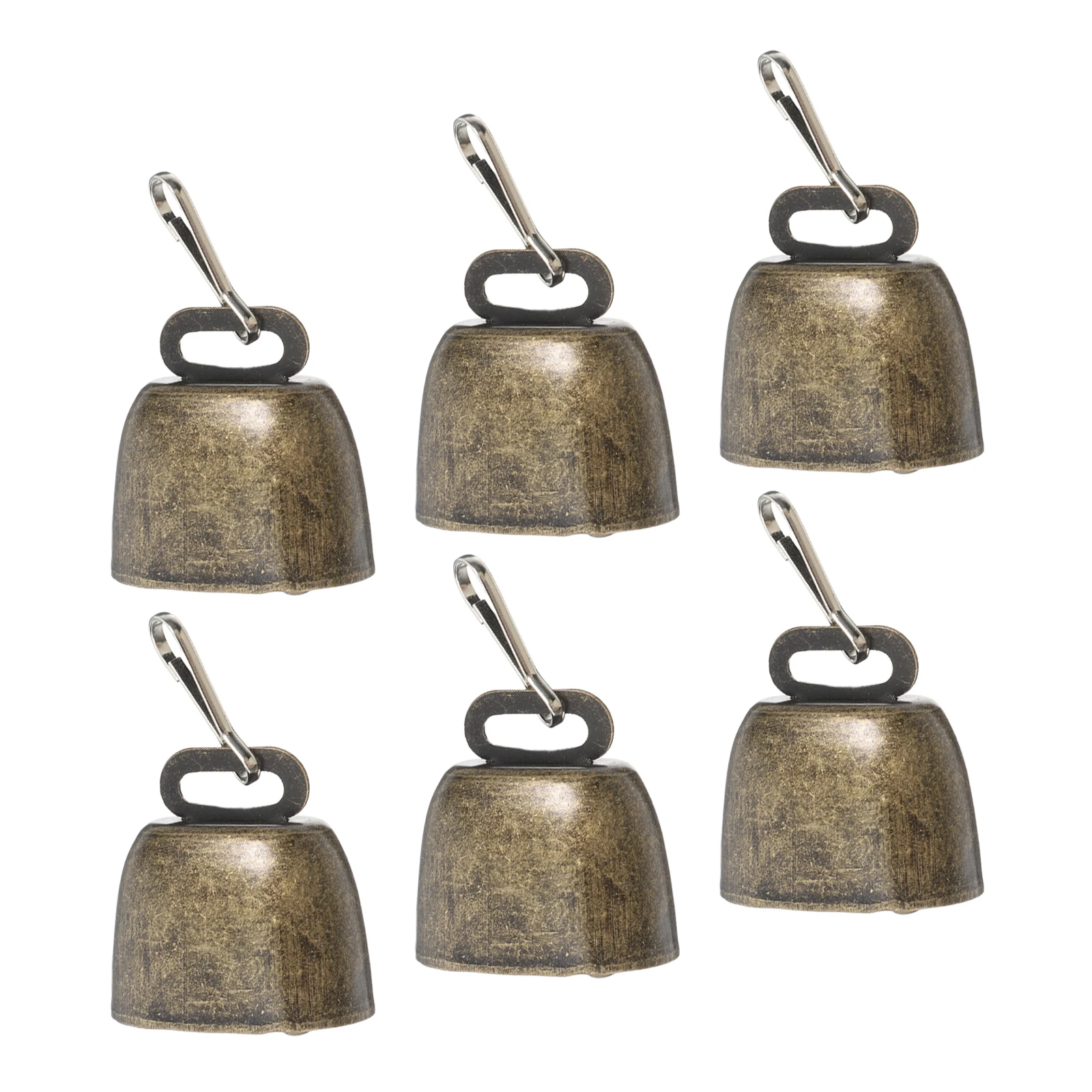 6 Pcs Bell Cowbell Necklace Pendant Iron Tracker Brass Crafting Necklace Bulk Sound Diy Jewelry Pet Anti Theft Hanging Decor
6 Pcs Bell Cowbell Necklace Pendant Iron Tracker Brass Crafting Necklace Bulk Sound Diy Jewelry Pet Anti Theft Hanging Decor
