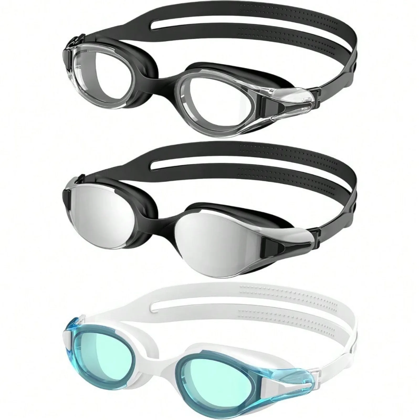 3 Pack Swim Goggles Adult Swimming-Goggles: Pool Goggles For Men And Women
3 Pack Swim Goggles Adult Swimming-Goggles: Pool Goggles For Men And Women