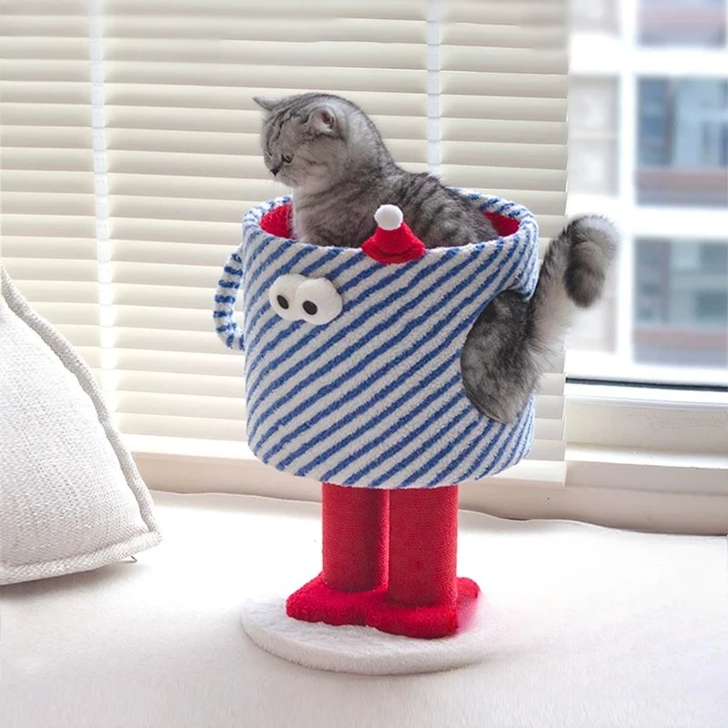 Cat litter cat scratching column integrated small cat climbing frame does not occupy supplies toys
Cat litter cat scratching column integrated small cat climbing frame does not occupy supplies toys