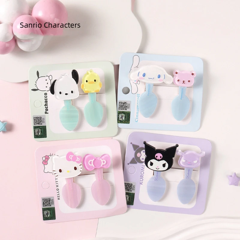 Kawaii Sanrio Cinnamoroll Hair Clip Kuromi Cute Cartoon Anime My Melody Hair Accessories Headwear Spoon Hairpin Gift for Girls
Kawaii Sanrio Cinnamoroll Hair Clip Kuromi Cute Cartoon Anime My Melody Hair Accessories Headwear Spoon Hairpin Gift for Girls