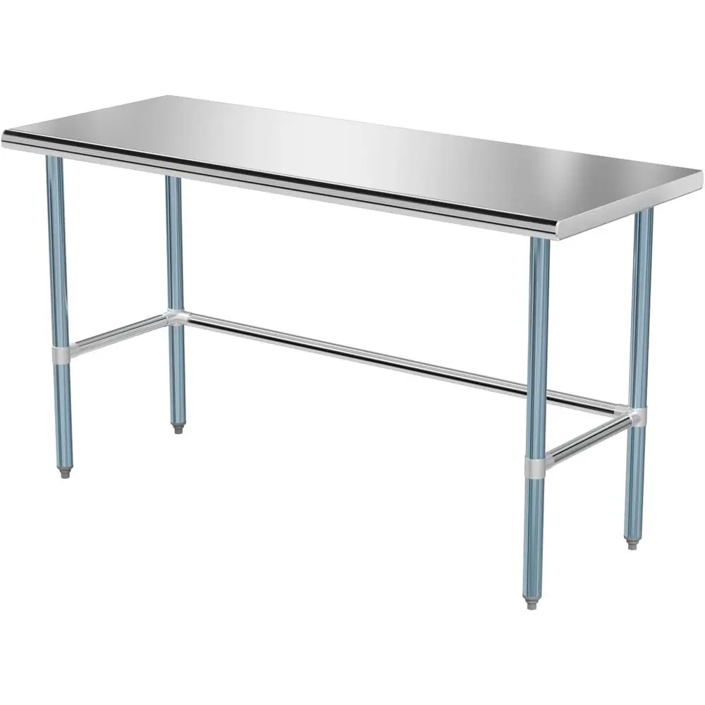 Commercial Grade Stainless Steel Prep Table, 60 x 24, Suitable for Kitchen, Restaurant, Home, Hotel, Garage, Laundry
Commercial Grade Stainless Steel Prep Table, 60 x 24, Suitable for Kitchen, Restaurant, Home, Hotel, Garage, Laundry