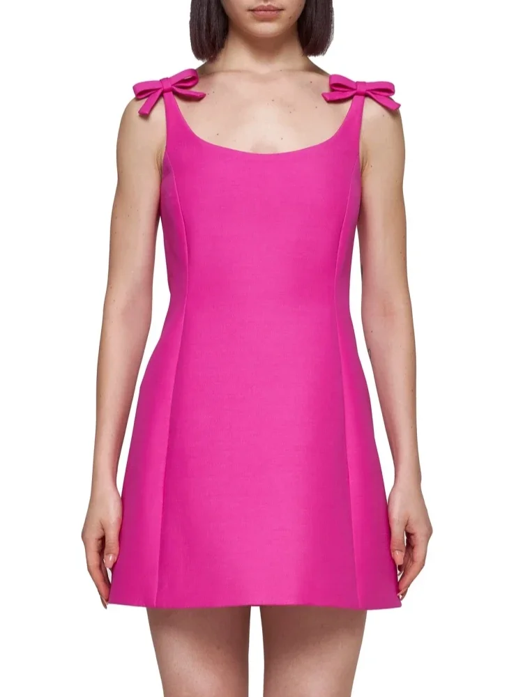 Sexy Square Collar Sling Bowknot Patchwok A-line Mini Dress Women Rose Red Bow High Waist Slim Dresses Evening Party Cocktail
Sexy Square Collar Sling Bowknot Patchwok A-line Mini Dress Women Rose Red Bow High Waist Slim Dresses Evening Party Cocktail