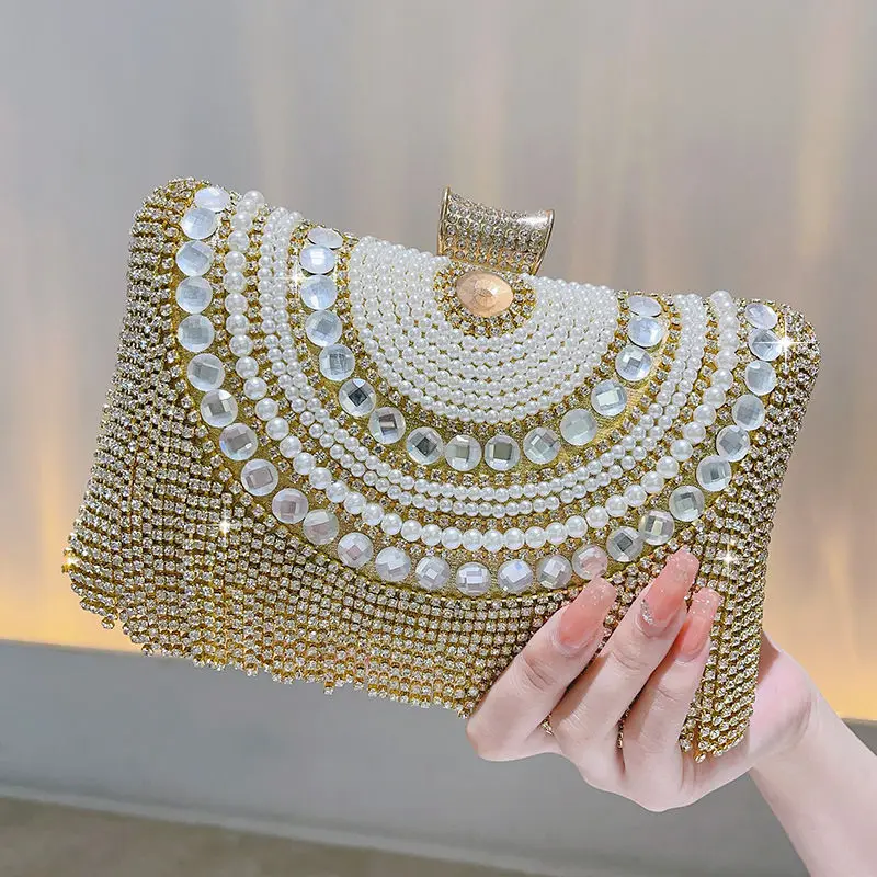 Rhinestones Tassel Clutch Diamonds Beaded Metal Evening Bags Chain Shoulder Messenger Purse Evening Bags For Wedding Bag
Rhinestones Tassel Clutch Diamonds Beaded Metal Evening Bags Chain Shoulder Messenger Purse Evening Bags For Wedding Bag