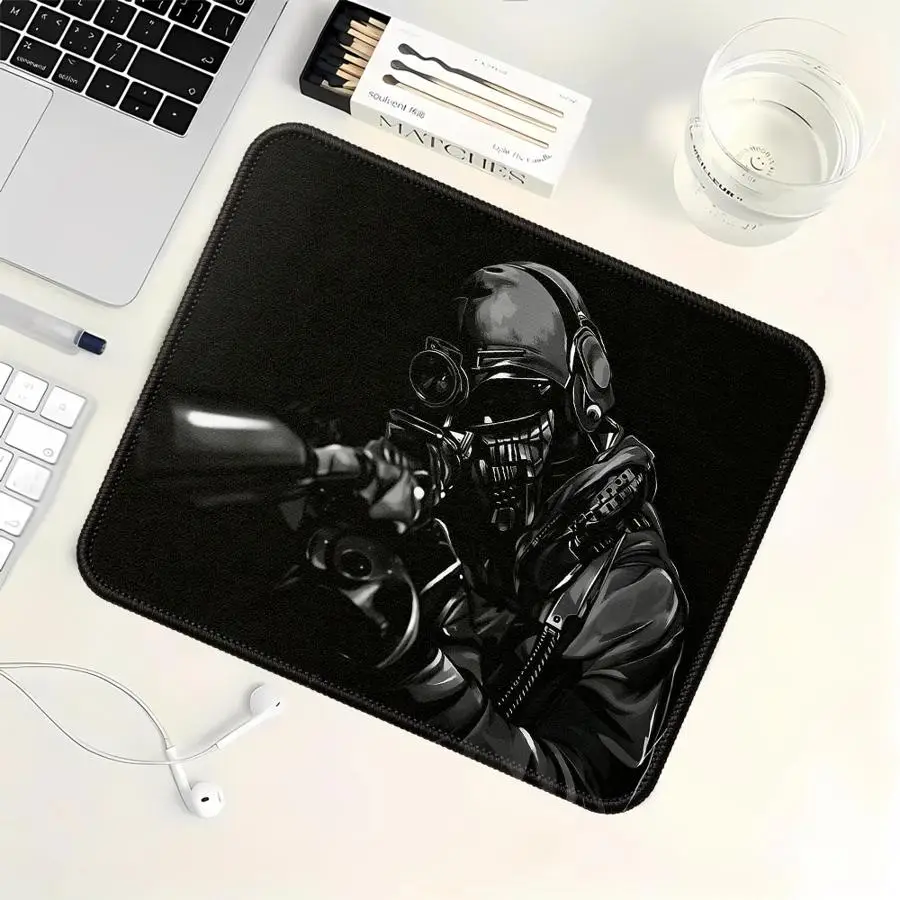 Waterproof Mouse Pad overlock Game Console Pad Desk accessories Keyboard Computer Laptop Pad office Pad Monochrome Commando