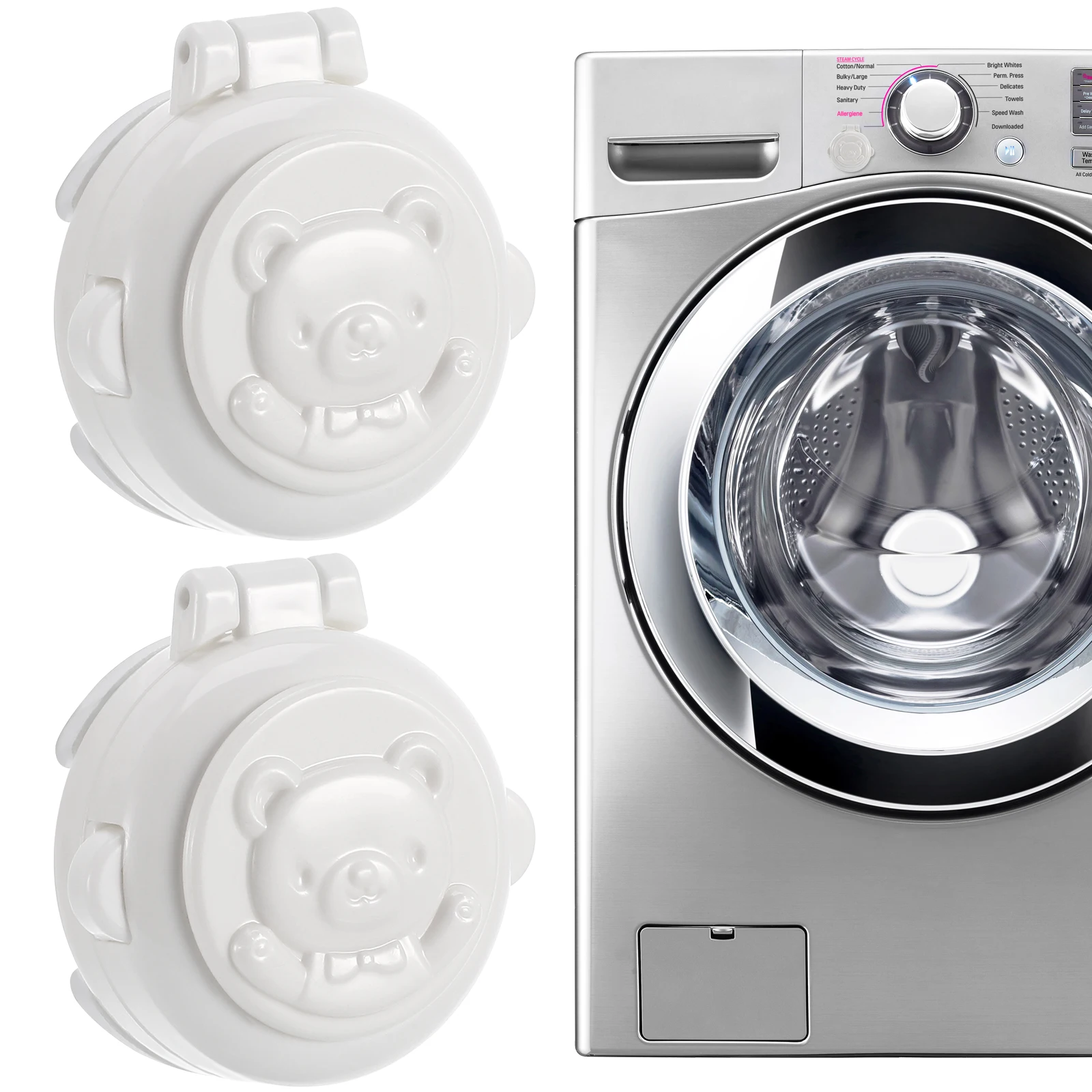 4pcs Brake Washing Machine Button Security Lock Protection Lock Durable Safety Cover for Baby Car Washing Machine Long Term
4pcs Brake Washing Machine Button Security Lock Protection Lock Durable Safety Cover for Baby Car Washing Machine Long Term