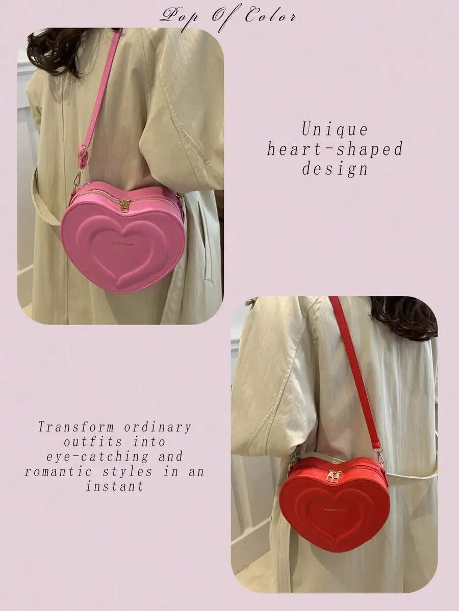Cute Heart-Shaped Mini Crossbody Bag For Women – Stylish Shoulder Purse Ideal For Wedding, Evening, Prom, Valentine’s Day &
Cute Heart-Shaped Mini Crossbody Bag For Women – Stylish Shoulder Purse Ideal For Wedding, Evening, Prom, Valentine’s Day &