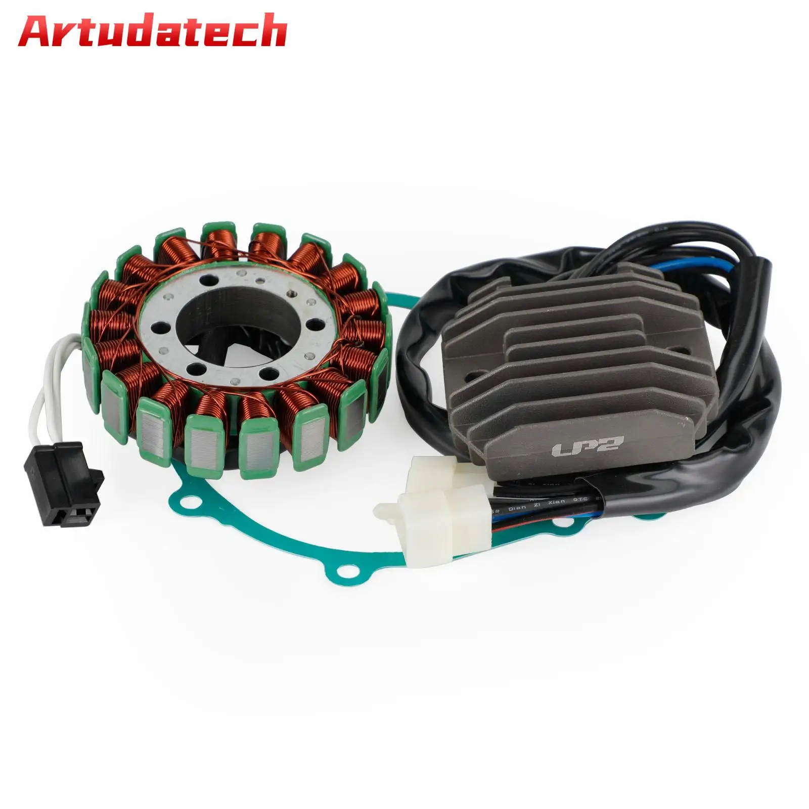 Artudatech Magneto Stator+Voltage Rectifier+Gasket For Kawasaki ZX 600 636 ZX6R ZX6RR 05-06
Artudatech Magneto Stator+Voltage Rectifier+Gasket For Kawasaki ZX 600 636 ZX6R ZX6RR 05-06