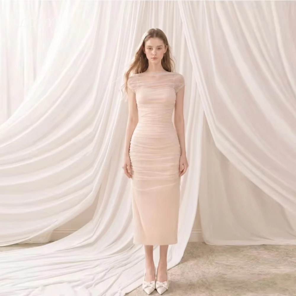 OLOEY Pink Elegant 2026 Mermaid O Neck Formal Dress Customized Party Gown Banquet Korea Wedding Dress Photo Shoot
OLOEY Pink Elegant 2026 Mermaid O Neck Formal Dress Customized Party Gown Banquet Korea Wedding Dress Photo Shoot