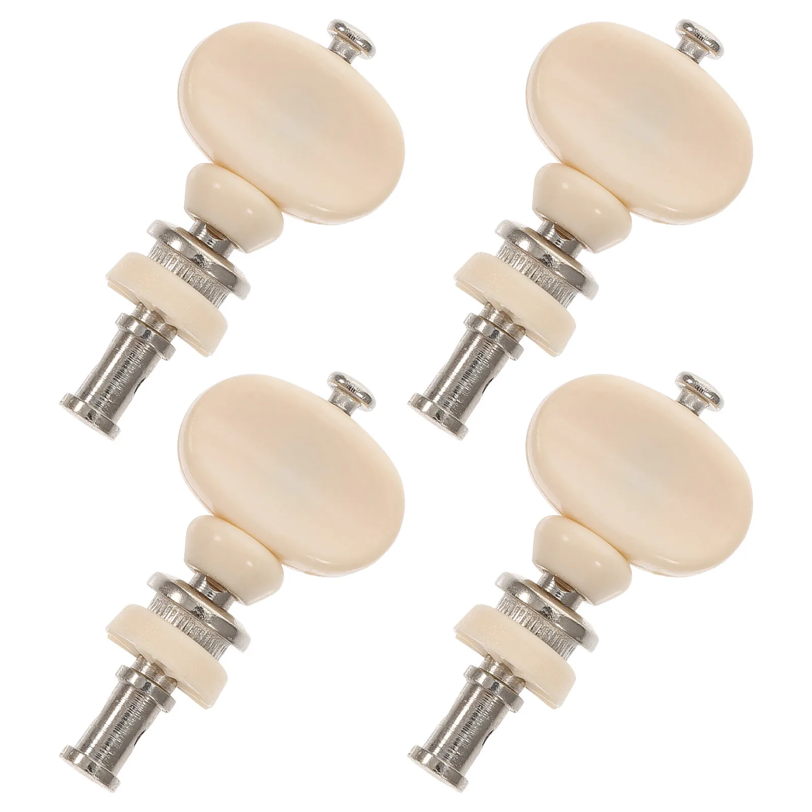 4pcs String Tuning Pegs For Ukulele White Friction Machine Heads Replacement Parts Adjustable Tension Pin Set Key Tuners Musical
4pcs String Tuning Pegs For Ukulele White Friction Machine Heads Replacement Parts Adjustable Tension Pin Set Key Tuners Musical