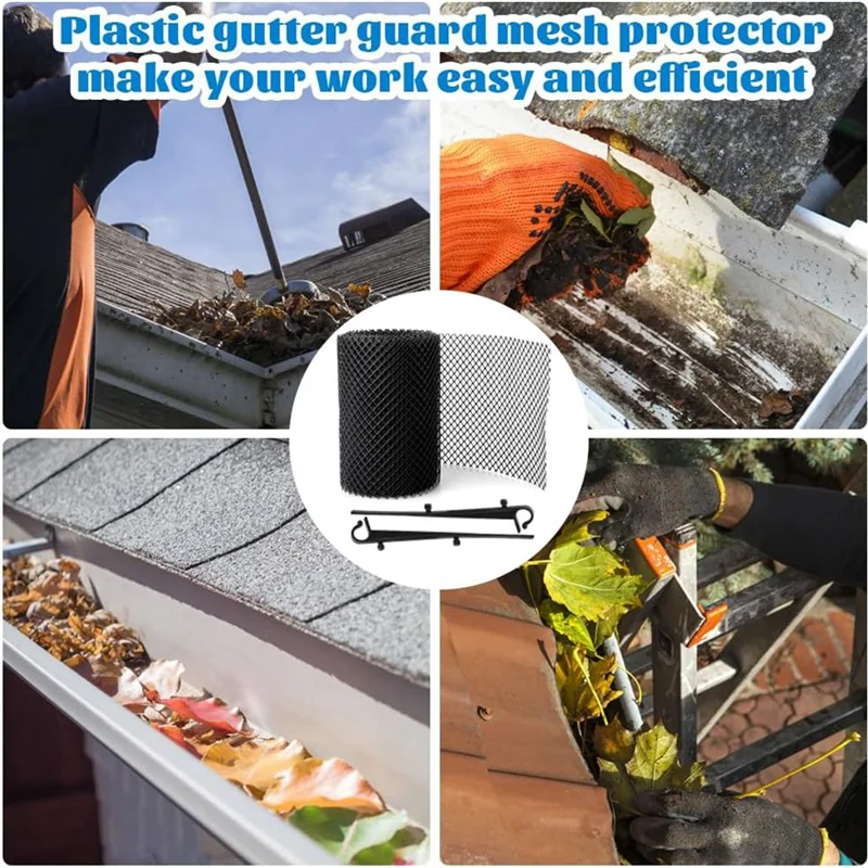 4Pack Leaf Filter Gutter Guards 20 Feet Gutter Leaf Guards With 40 Clip Hooks, DIY Rain Gutter Covers Preventing Leaves
4Pack Leaf Filter Gutter Guards 20 Feet Gutter Leaf Guards With 40 Clip Hooks, DIY Rain Gutter Covers Preventing Leaves