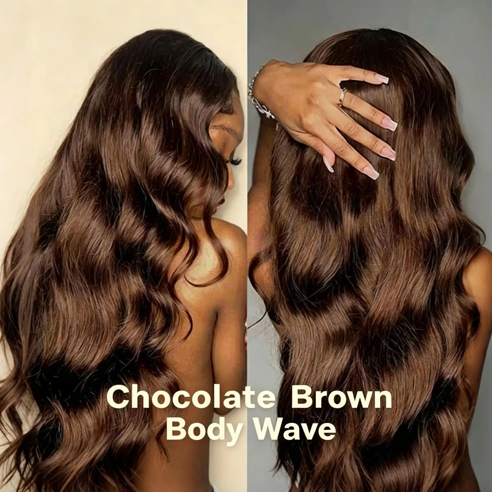 38 40 Inch Chocolate Brown Body Wave Human Hair Wigs 13X4 HD Lace Frontal WIgs For Women Colored Wet And Wavy Lace Front Wig
38 40 Inch Chocolate Brown Body Wave Human Hair Wigs 13X4 HD Lace Frontal WIgs For Women Colored Wet And Wavy Lace Front Wig