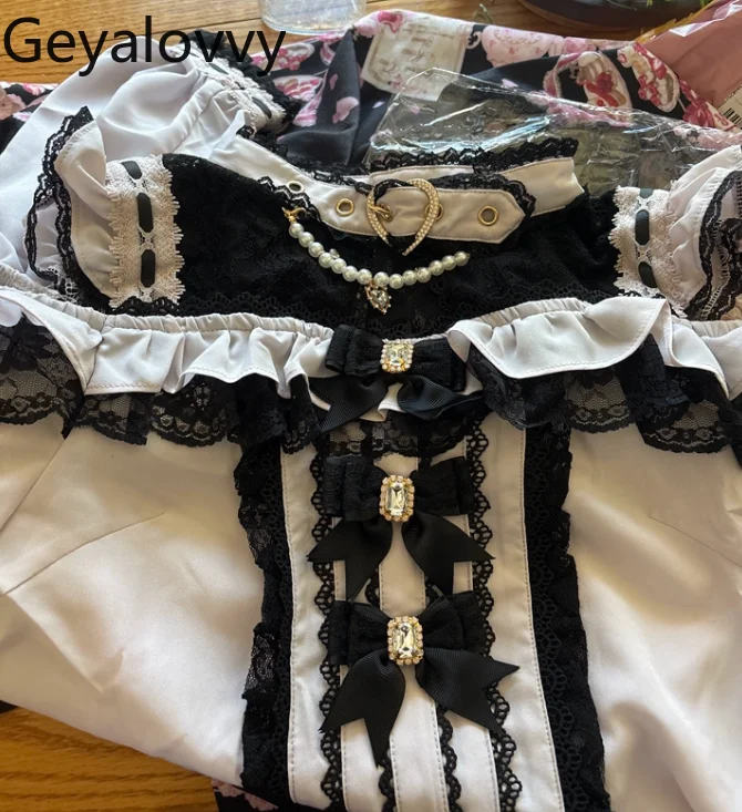 Fashion Women's Tops Lolita Japanese Style Casual Elegant Blouses Sweet and Cute Long Sleeve Shirt Spring Autumn 2025 New
Fashion Women's Tops Lolita Japanese Style Casual Elegant Blouses Sweet and Cute Long Sleeve Shirt Spring Autumn 2025 New
