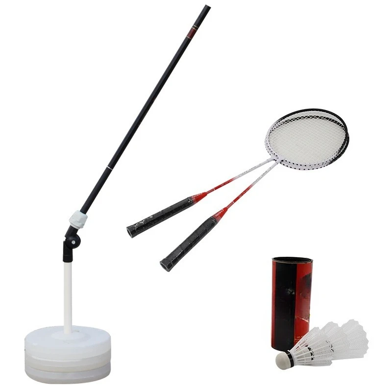 Badminton trainer, single player single player with line rebound aid
Badminton trainer, single player single player with line rebound aid