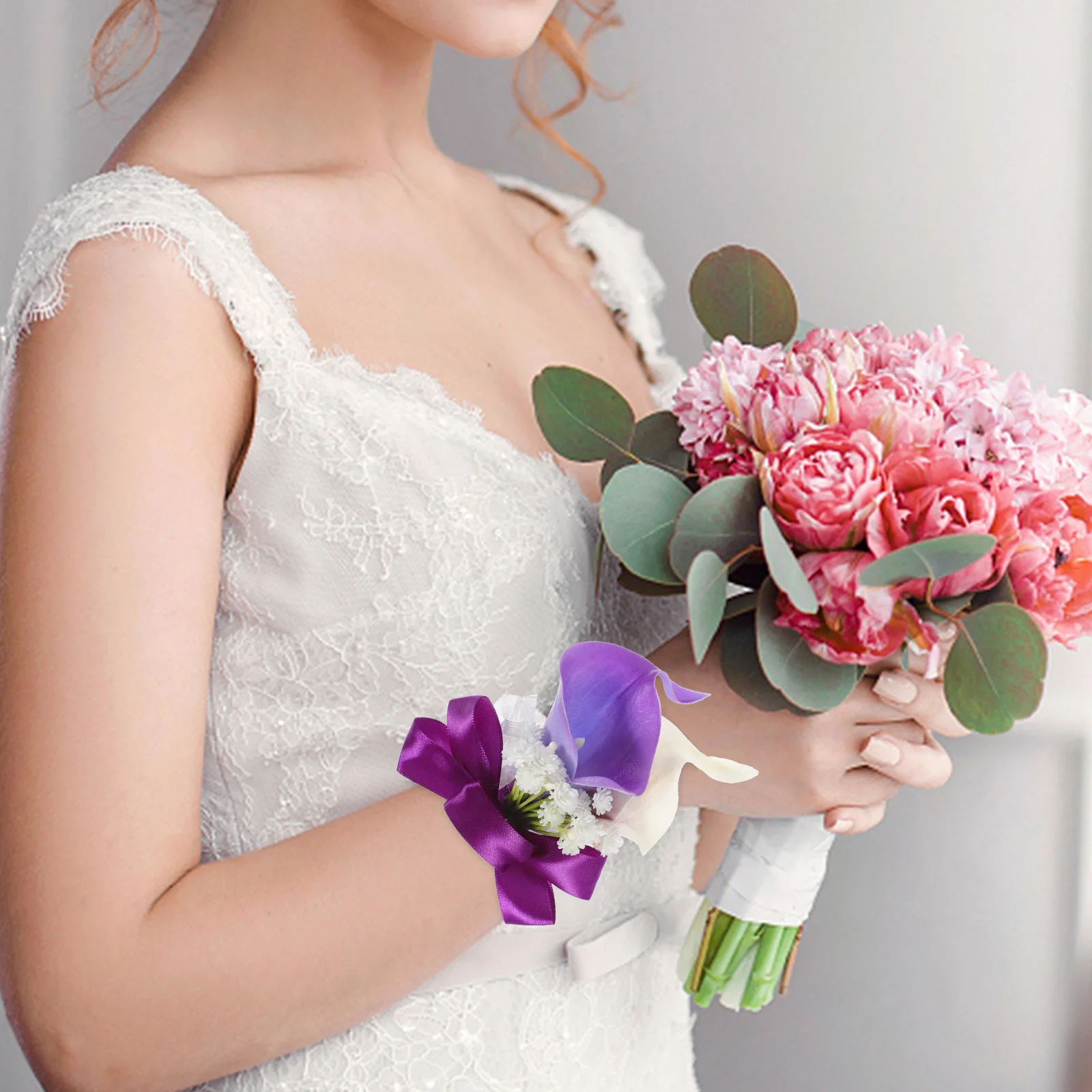 Wedding Wrist Flower Purple Corsage Plastic Boutonniere Silk Flowers Elegant Decor Bridal Party Accessories Simulation Flower
Wedding Wrist Flower Purple Corsage Plastic Boutonniere Silk Flowers Elegant Decor Bridal Party Accessories Simulation Flower