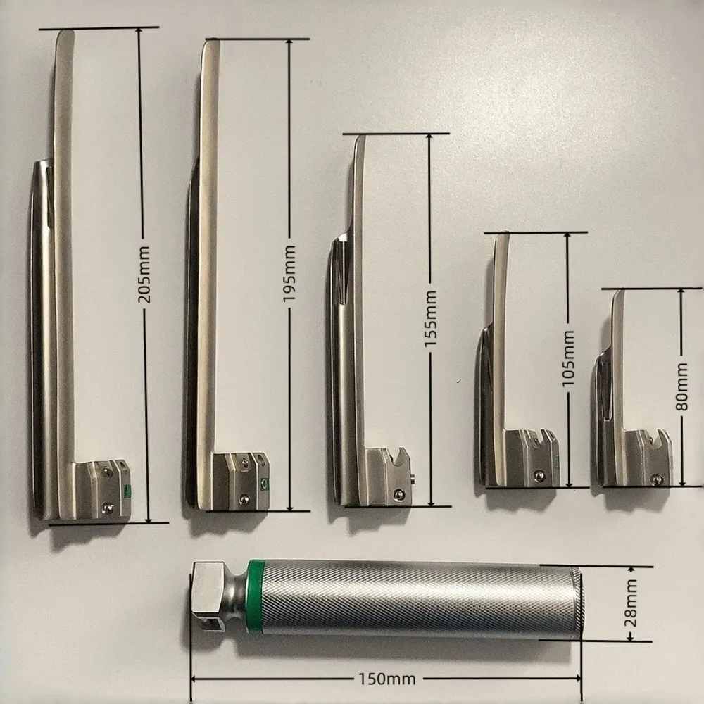 LED laryngoscope for pet animals Intubation Fiber optic laryngoscope Right opening
LED laryngoscope for pet animals Intubation Fiber optic laryngoscope Right opening