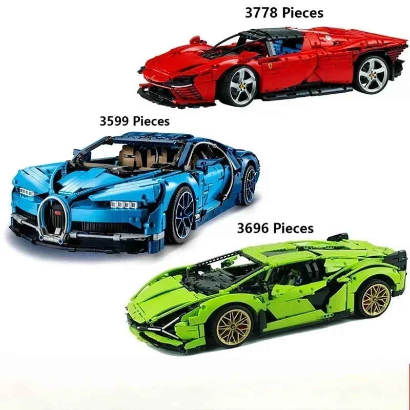 Building Blocks Set Constructor Kids Toys For Children Gift Bricks High Tech Car Kits Bugattied Chirons Lamborghinis Models
Building Blocks Set Constructor Kids Toys For Children Gift Bricks High Tech Car Kits Bugattied Chirons Lamborghinis Models