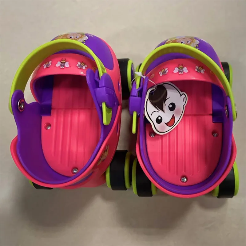 Adjustable Children Roller Skates With Safety Off Button Resistance Material Double Row 4 Wheels Skating Shoes
Adjustable Children Roller Skates With Safety Off Button Resistance Material Double Row 4 Wheels Skating Shoes