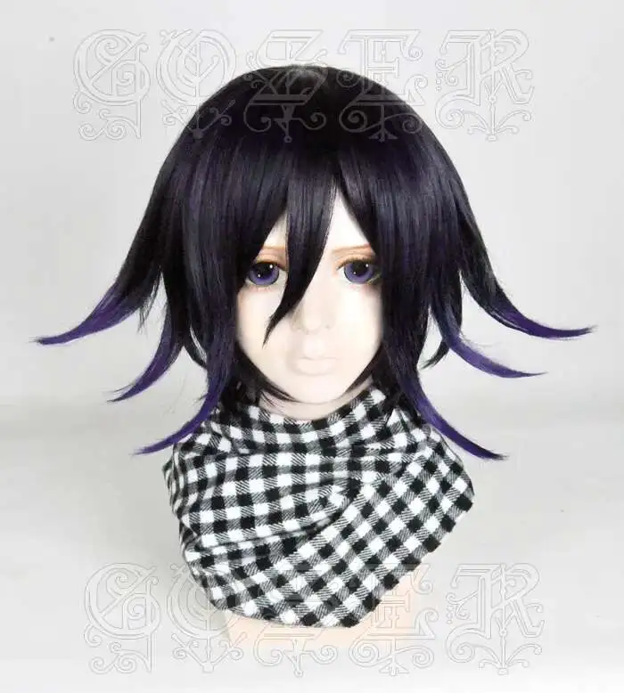 Styled High Quality New Danganronpa V3 Koukichi Kokichi Ouma Wig Heat Resistant Synthetic Hair Costume Cosplay Wigs + Wig Cap
Styled High Quality New Danganronpa V3 Koukichi Kokichi Ouma Wig Heat Resistant Synthetic Hair Costume Cosplay Wigs + Wig Cap