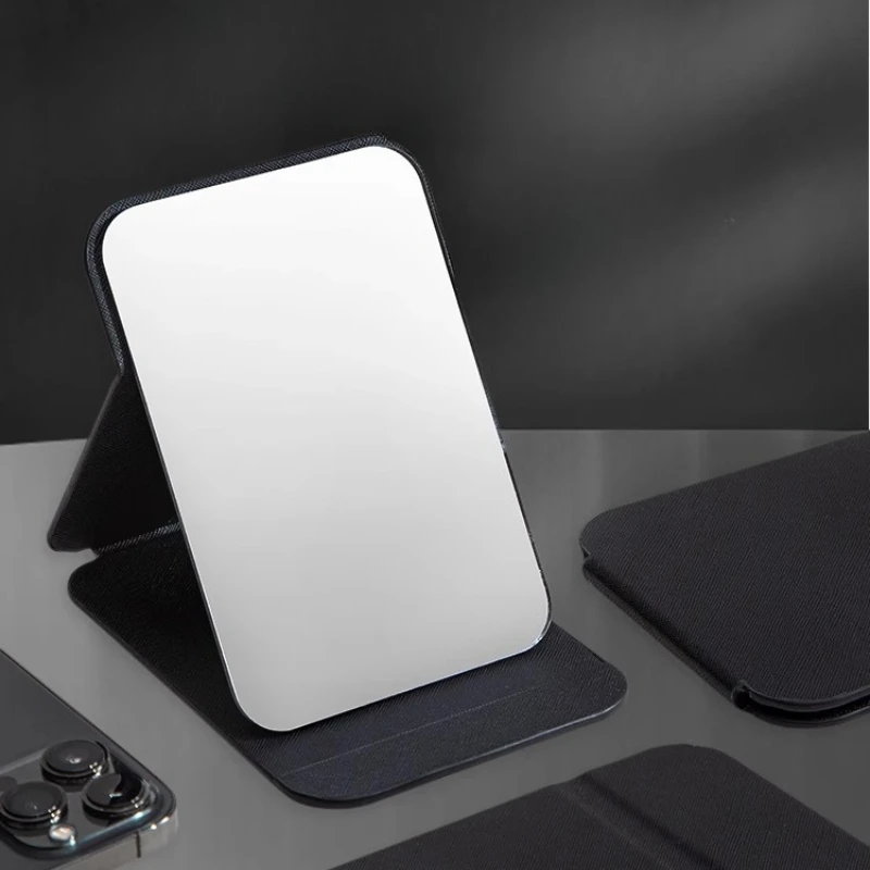 Travel Black Mirror Portable Folding Simple Standing Mirror Modern Design Espejo Maquillaje Luz Home Decoration Accessories
Travel Black Mirror Portable Folding Simple Standing Mirror Modern Design Espejo Maquillaje Luz Home Decoration Accessories