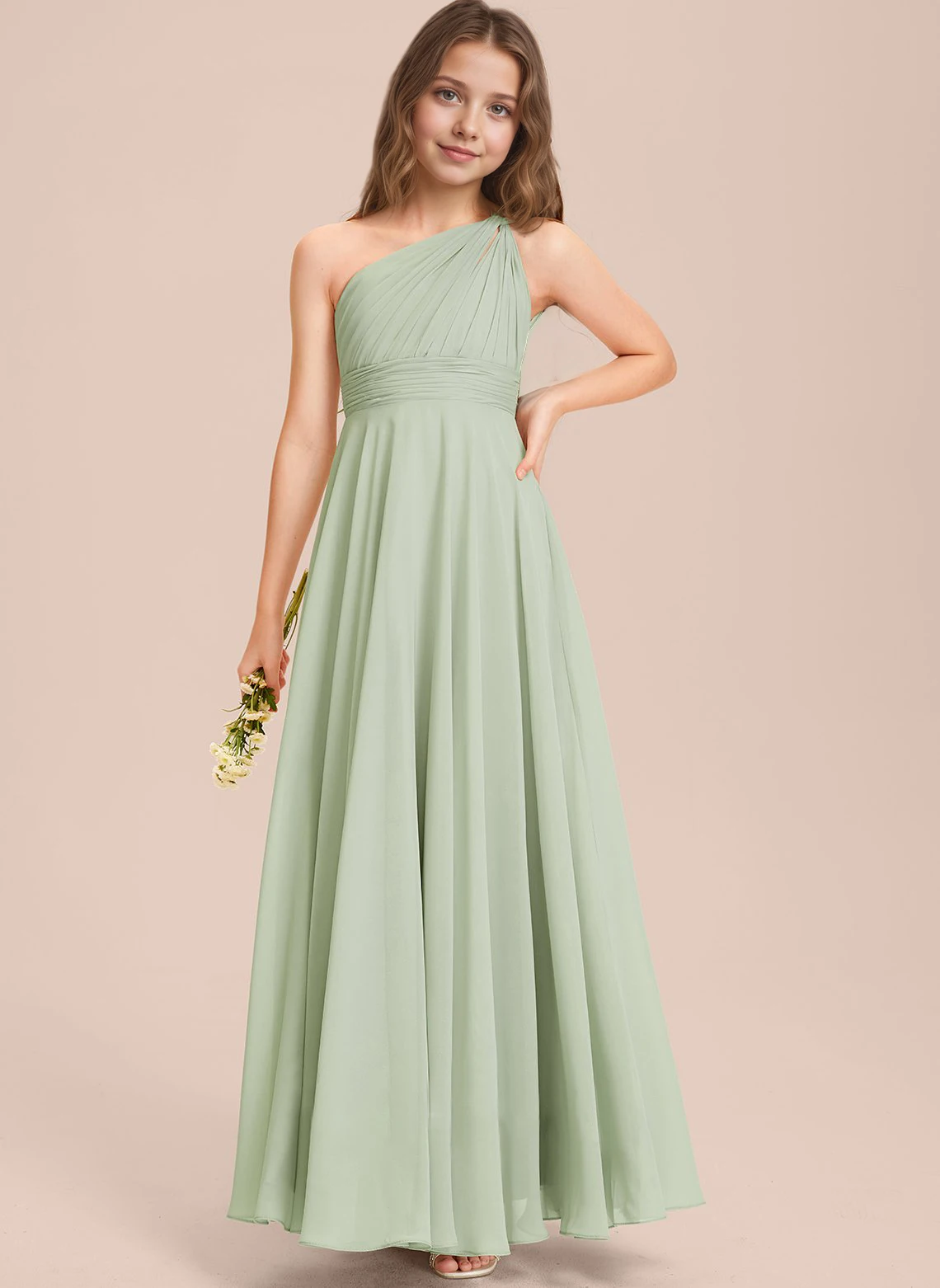 Dideyttawl Customized Girls V Neck Spaghetti Straps Ruched Cross Front Chiffon High Waist Open Back Tie Floor Length Elegant For
Dideyttawl Customized Girls V Neck Spaghetti Straps Ruched Cross Front Chiffon High Waist Open Back Tie Floor Length Elegant For