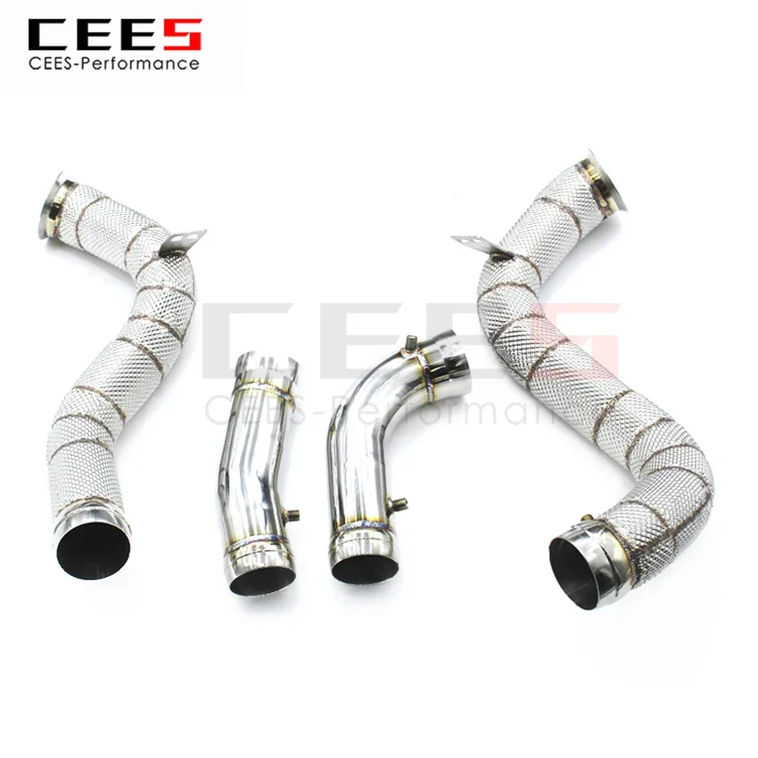 CEES Exhaust System For Mercedes Benz AMG GT GTS C190 Headers Without Catalyst No cat Downpipe Manifold Car Accessories
CEES Exhaust System For Mercedes Benz AMG GT GTS C190 Headers Without Catalyst No cat Downpipe Manifold Car Accessories