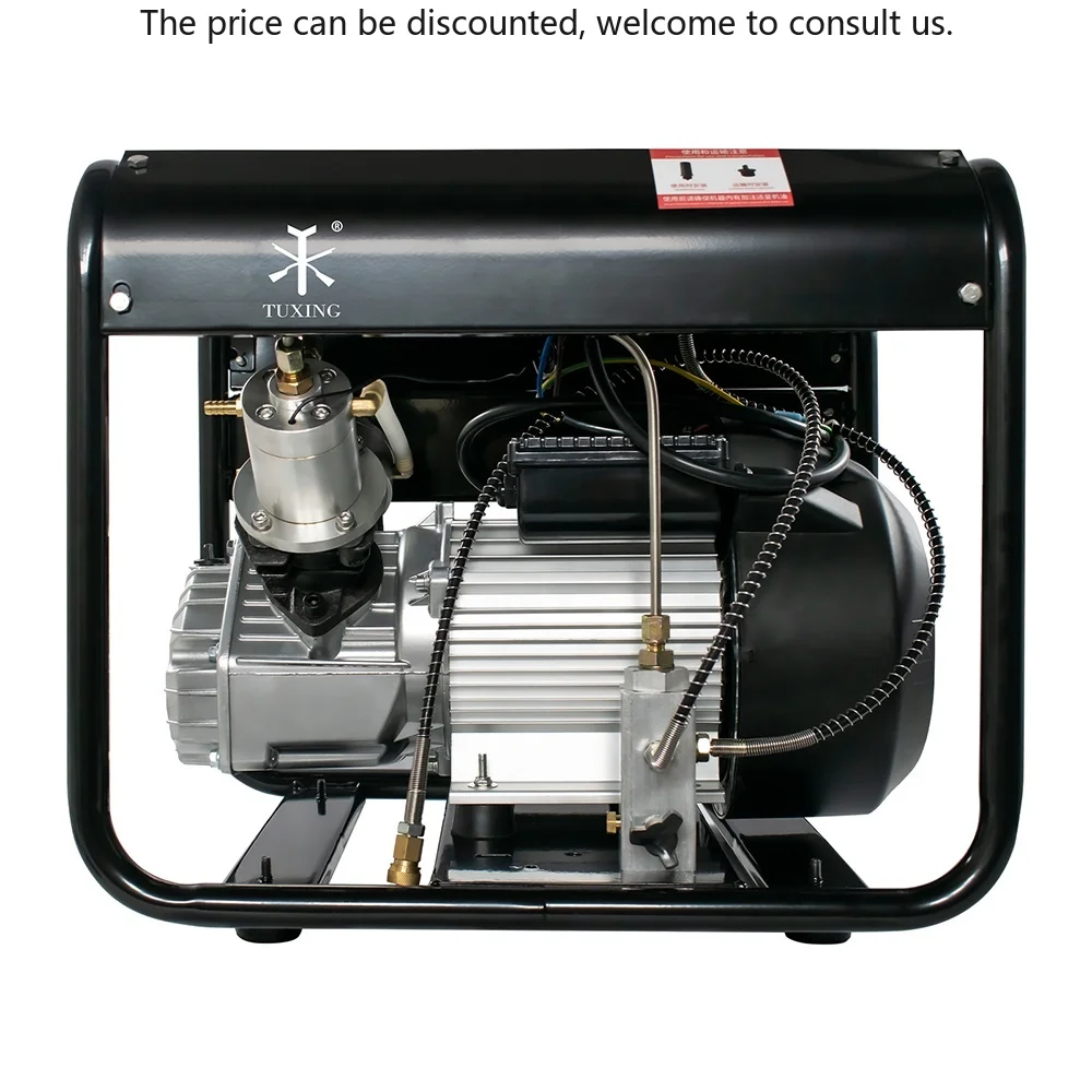 TUXING Factory Customized Double-cylinder Manual Stop Electric 4500psi 300bar Water Activities High Pressure Pcp Air Compressor
TUXING Factory Customized Double-cylinder Manual Stop Electric 4500psi 300bar Water Activities High Pressure Pcp Air Compressor