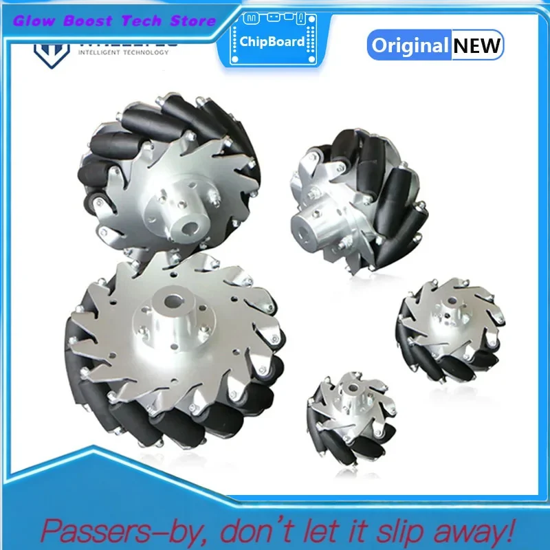 Glow 4Pcs/Set 75Mm Mecanum Aluminum Alloy Metal Omni-Directional Wheel Or Raspberry Pi Robotic Car
Glow 4Pcs/Set 75Mm Mecanum Aluminum Alloy Metal Omni-Directional Wheel Or Raspberry Pi Robotic Car