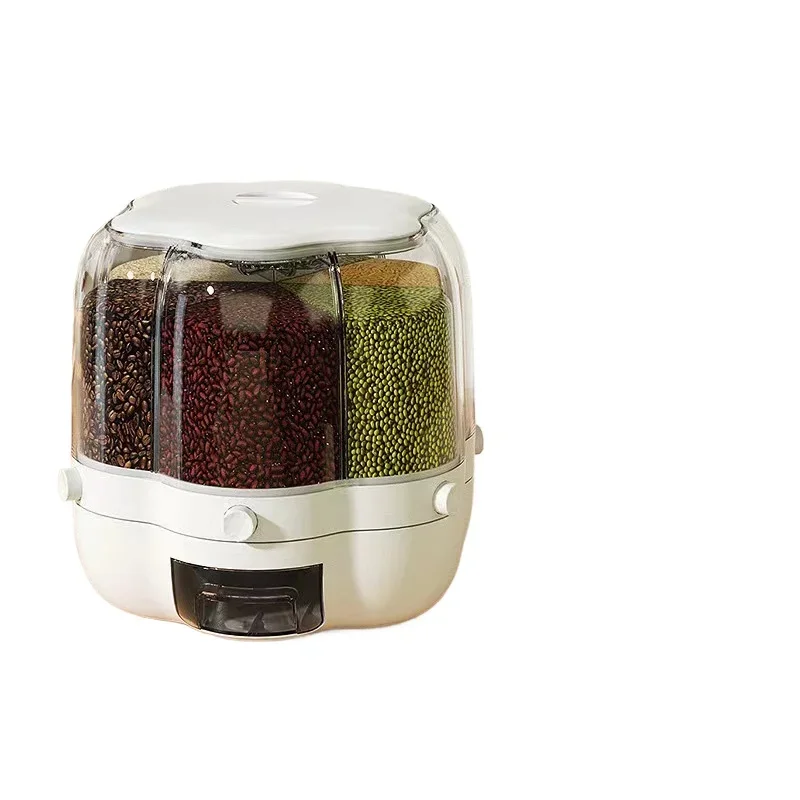 *Household insect-proof, moisture-proof, sealed food-grade rotating grid classification, rice compartment, grain storage box
*Household insect-proof, moisture-proof, sealed food-grade rotating grid classification, rice compartment, grain storage box