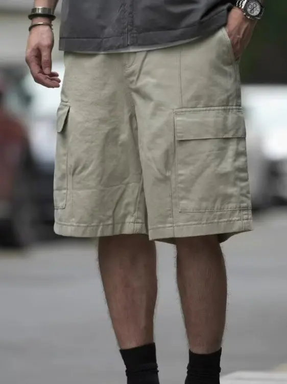 Outdoor Summer Men's Casual Thin Wide Leg Workwear Shorts Multi-Pocket Loose Fit American Style Five-Quarter Pants Trendy
Outdoor Summer Men's Casual Thin Wide Leg Workwear Shorts Multi-Pocket Loose Fit American Style Five-Quarter Pants Trendy