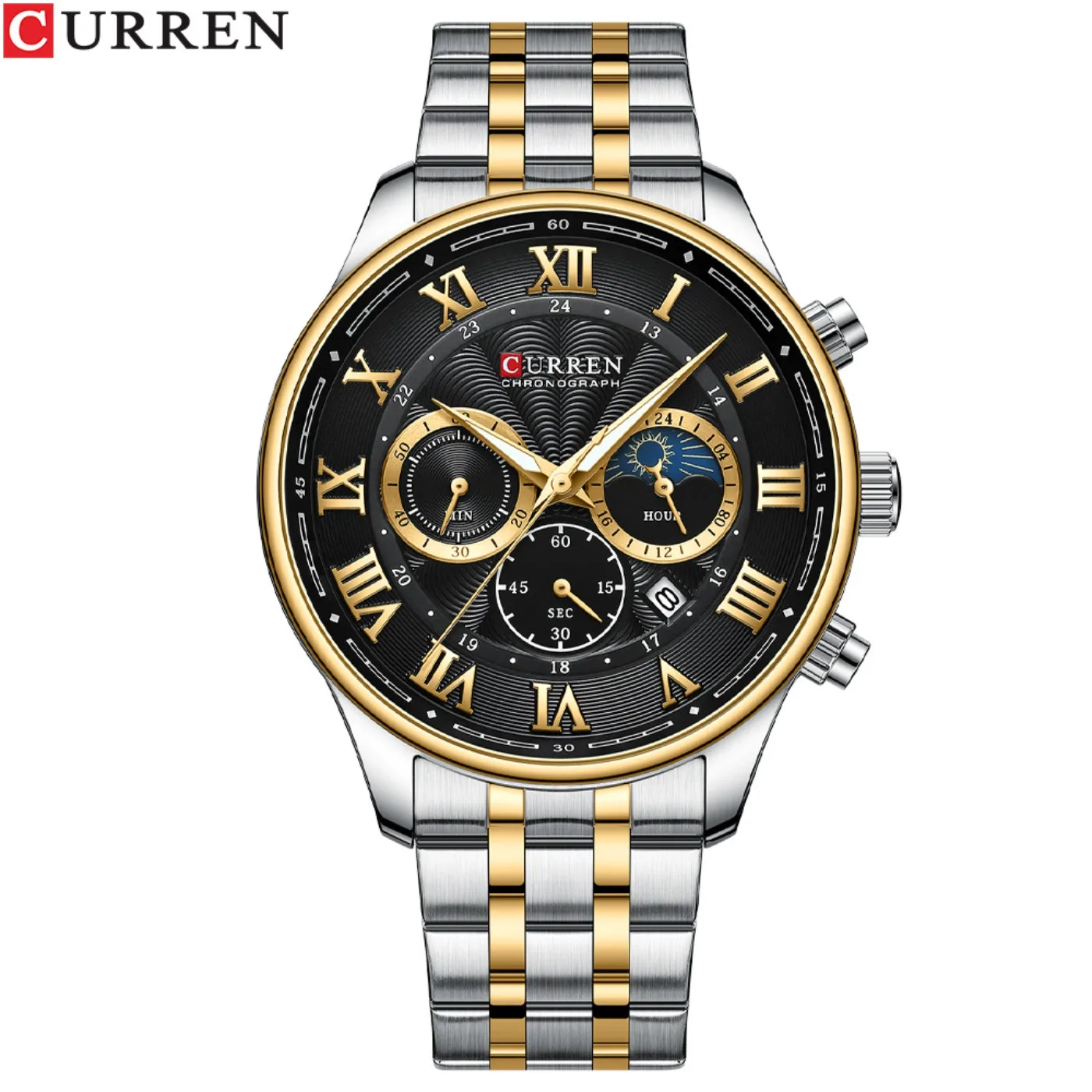 CURREN Casual New Men's Watches with Date Classic Chronograph Stainless Steel Wristwatches with Luminous Hands Male Clock
CURREN Casual New Men's Watches with Date Classic Chronograph Stainless Steel Wristwatches with Luminous Hands Male Clock