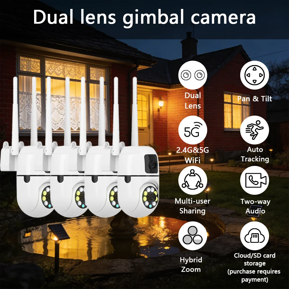 Камера Minion с двумя объективами и Wi-Fi, водонепроницаемая, для использования внутри и снаружи помещений, с функцией синхронизации двух объективов, облачное хранилище, детектор движения, детектор звука.
Камера Minion с двумя объективами и Wi-Fi, водонепроницаемая, для использования внутри и снаружи помещений, с функцией синхронизации двух объективов, облачное хранилище, детектор движения, детектор звука.