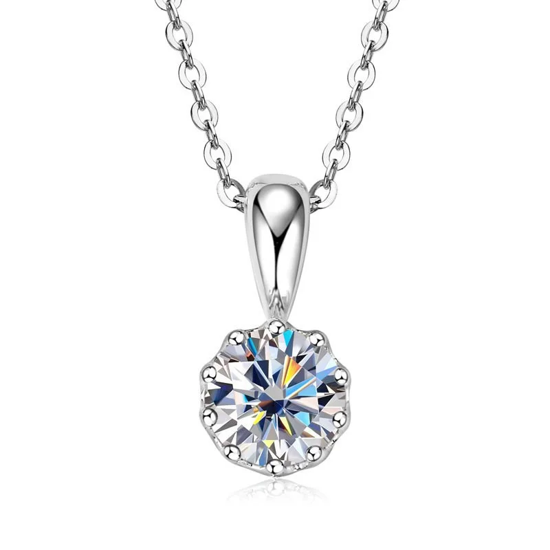 ZFSILVER Fashion Trendy Classic s925 Silver Moissanite Design Crown Necklace Charms Women Accessories Party Jewelry Gift PMO-123
ZFSILVER Fashion Trendy Classic s925 Silver Moissanite Design Crown Necklace Charms Women Accessories Party Jewelry Gift PMO-123