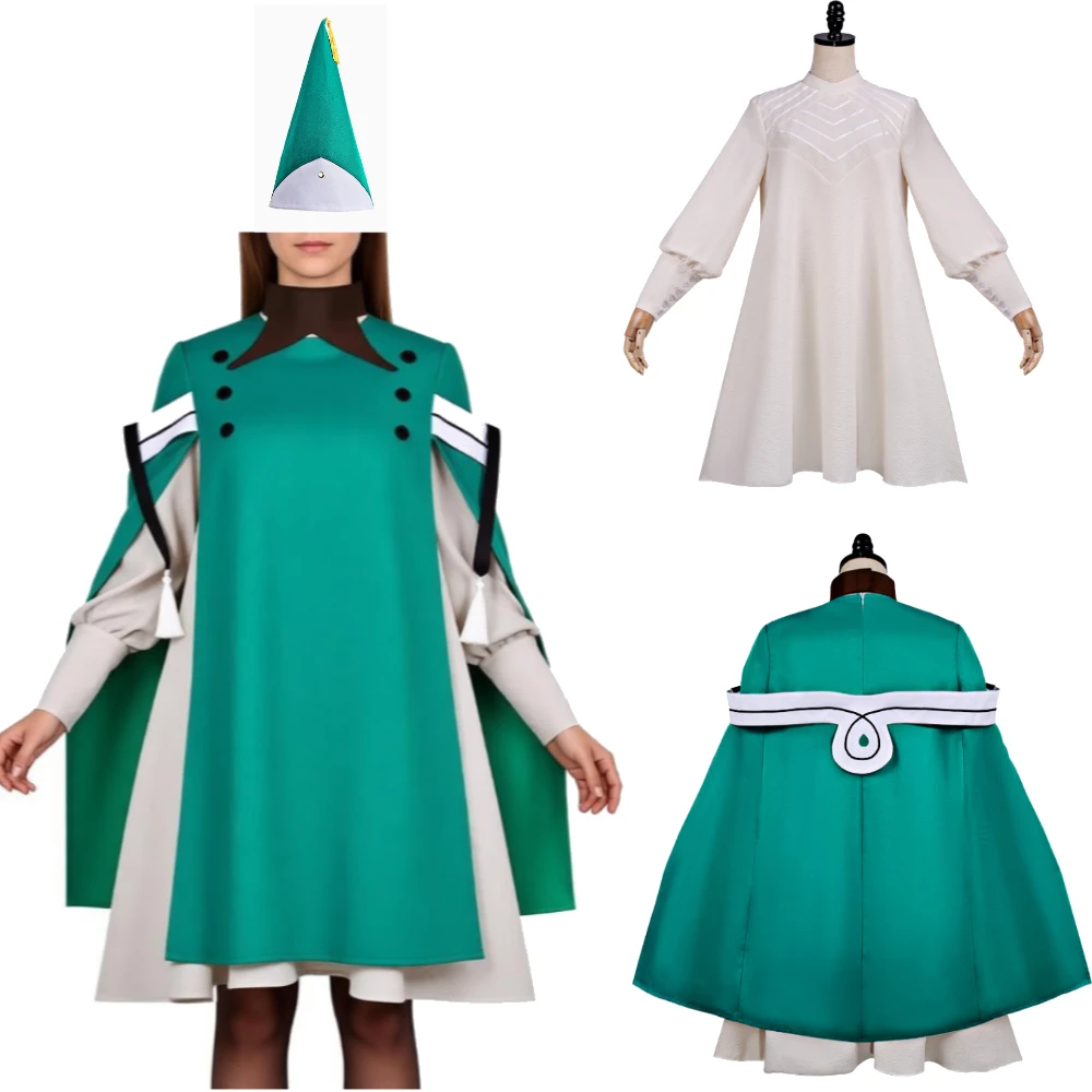 Anime Witch Hat Atelier Coco Cosplay Costume Medieval Witch Dress with Hat Tongari Boushi No Atelier Outfit Halloween Party Suit
Anime Witch Hat Atelier Coco Cosplay Costume Medieval Witch Dress with Hat Tongari Boushi No Atelier Outfit Halloween Party Suit