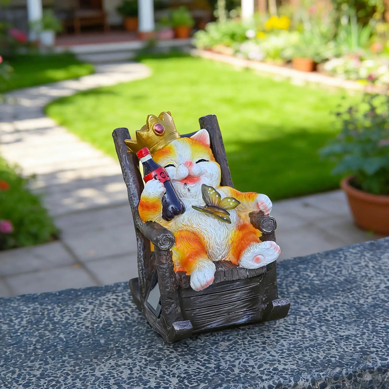 Outdoor Figurine Lights Waterproof Sculpture Color Changing LED Lights Cat Yard Statues Outside Sculpture for Lawn Patio Pathway
Outdoor Figurine Lights Waterproof Sculpture Color Changing LED Lights Cat Yard Statues Outside Sculpture for Lawn Patio Pathway