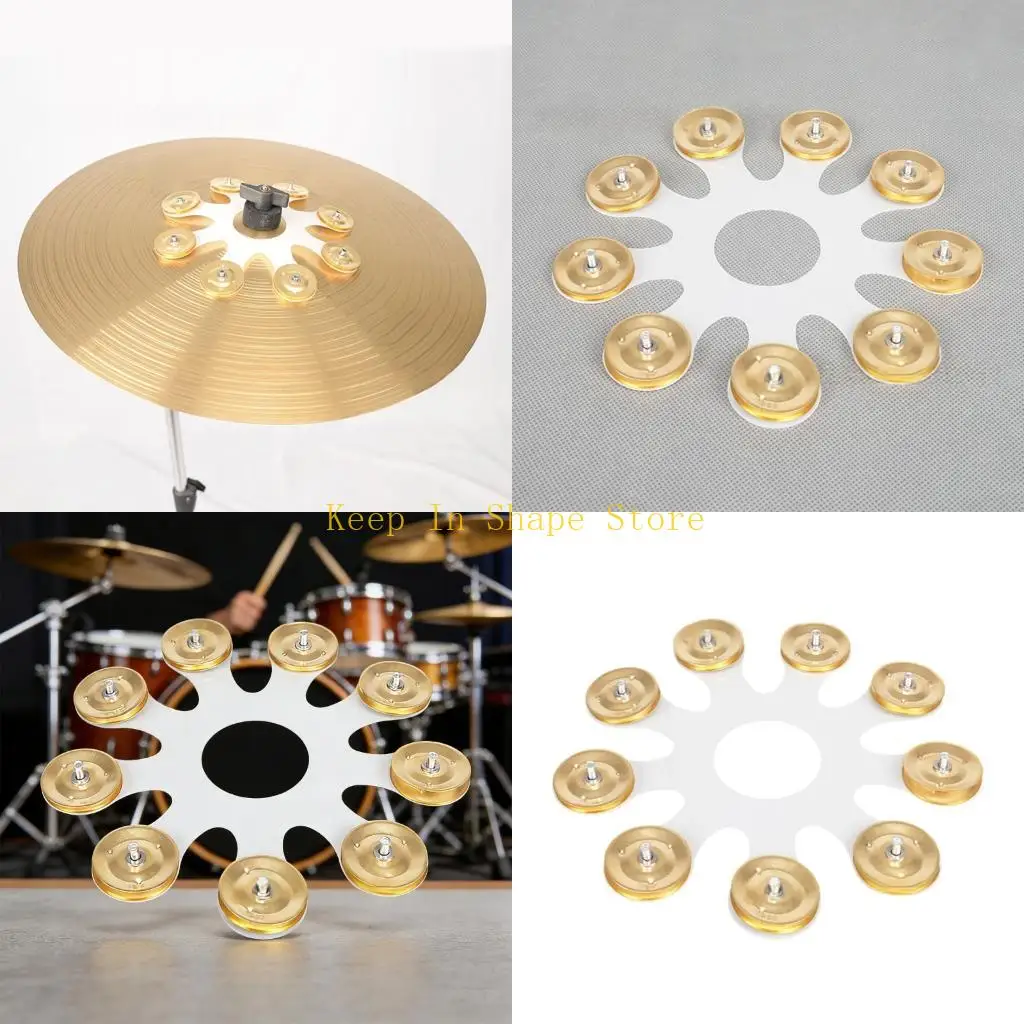 U1JC Tambourine Ring Cymbals Ching Rings Percussion Instrument Double Row Rattle Drum Rings Durability Drum Accessories
U1JC Tambourine Ring Cymbals Ching Rings Percussion Instrument Double Row Rattle Drum Rings Durability Drum Accessories