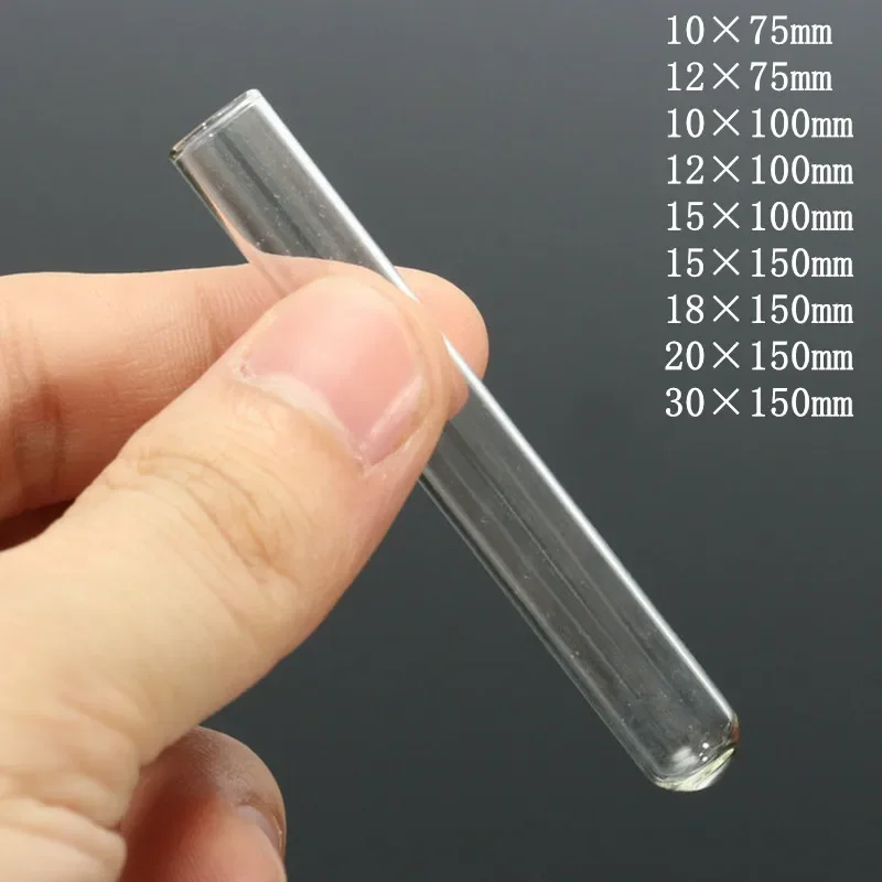 12pcs/lot Kinds of Glass Test Tubes with Round Bottom for School/Laboratory Glassware
12pcs/lot Kinds of Glass Test Tubes with Round Bottom for School/Laboratory Glassware