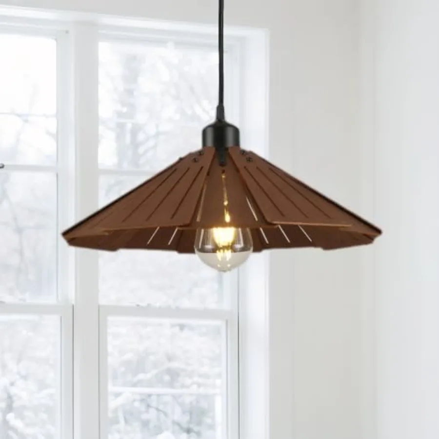 13.7 Inch Solid Wood Drop LightKitchen Island Lamp V-intage Wood Chandelier E26 1-Light Bedroom Pendant Light Home Living Room
13.7 Inch Solid Wood Drop LightKitchen Island Lamp V-intage Wood Chandelier E26 1-Light Bedroom Pendant Light Home Living Room