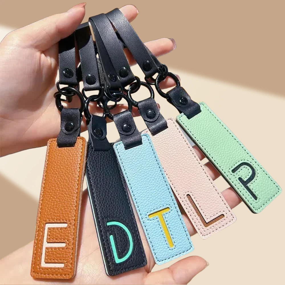 Personalized Leather Keychain with Engraved Logo A-Z 26 Letter Nappa Leather Keyring for Handbag/Purse Durable Trendy Gift 2025
Personalized Leather Keychain with Engraved Logo A-Z 26 Letter Nappa Leather Keyring for Handbag/Purse Durable Trendy Gift 2025