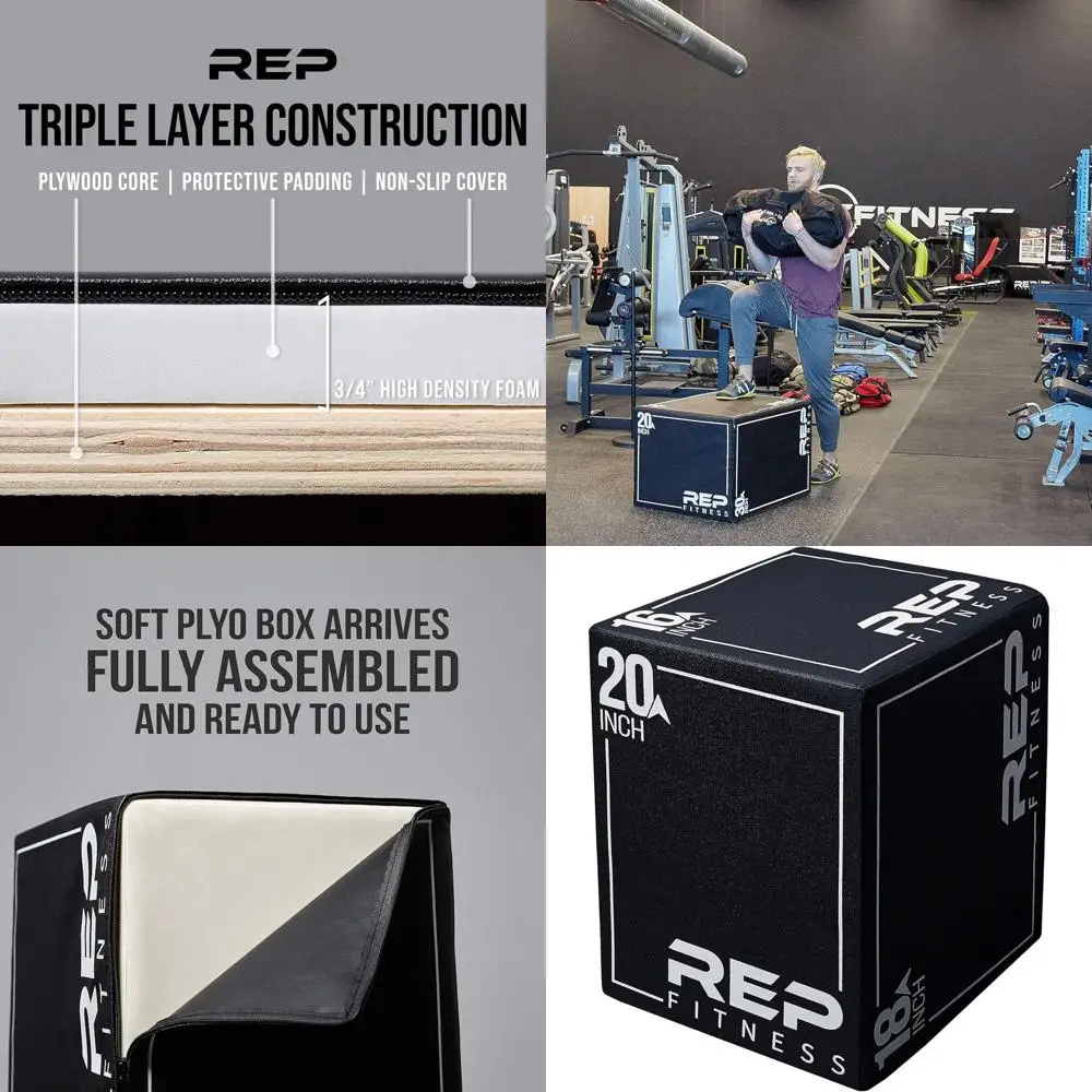 Мягкий плиобокс REP | Поролоновый прыжковый бокс 3-в-1 | 3 варианта размеров: 16 дюймов, 20 дюймов, 24 дюйма | Плиометрическая тренировочная платформа | Оборудование для домашнего спортзала | Нет
Мягкий плиобокс REP | Поролоновый прыжковый бокс 3-в-1 | 3 варианта размеров: 16 дюймов, 20 дюймов, 24 дюйма | Плиометрическая тренировочная платформа | Оборудование для домашнего спортзала | Нет