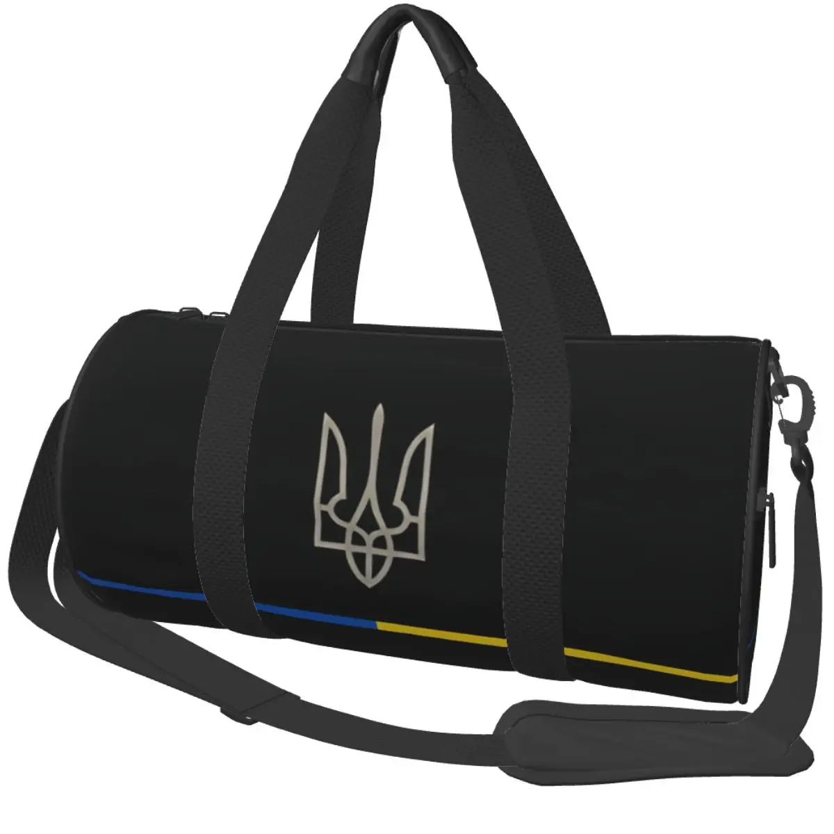 Ukrainian Trident Tryzub Escudo Sports Bags Travel Gym Bag Gym Accessories Retro Handbags Men Design Weekend Fitness Bag
Ukrainian Trident Tryzub Escudo Sports Bags Travel Gym Bag Gym Accessories Retro Handbags Men Design Weekend Fitness Bag