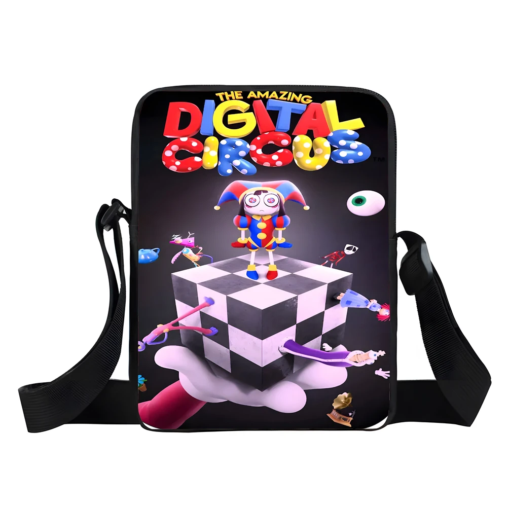 Boy Girls The Amazings Digitals Circus Printed Shoulder Messenger Bag Child Casual Handbag Men Women Phone Bag Shopping Bag 
Boy Girls The Amazings Digitals Circus Printed Shoulder Messenger Bag Child Casual Handbag Men Women Phone Bag Shopping Bag