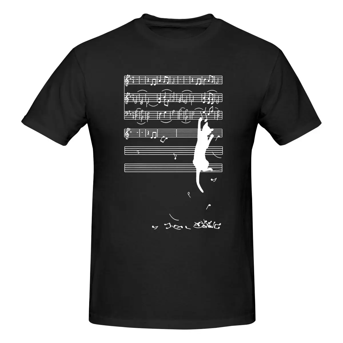 Funny Cat With Music Notes Funny Men's T-shirt Printed Tops are loose and slim fit Women's T-shirts
Funny Cat With Music Notes Funny Men's T-shirt Printed Tops are loose and slim fit Women's T-shirts