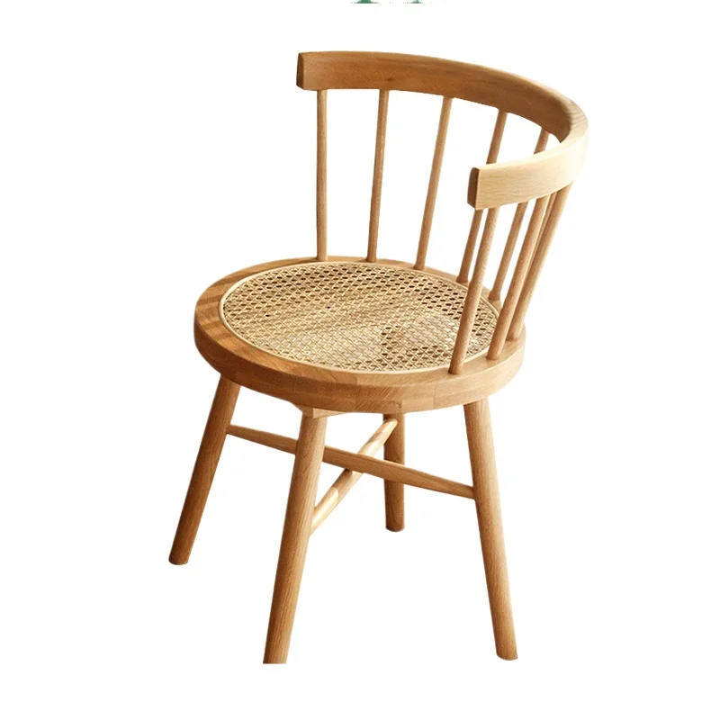Nordic rattan solid wood dining chair, simple and modern creative rattan chair, hotel living room leisure
Nordic rattan solid wood dining chair, simple and modern creative rattan chair, hotel living room leisure