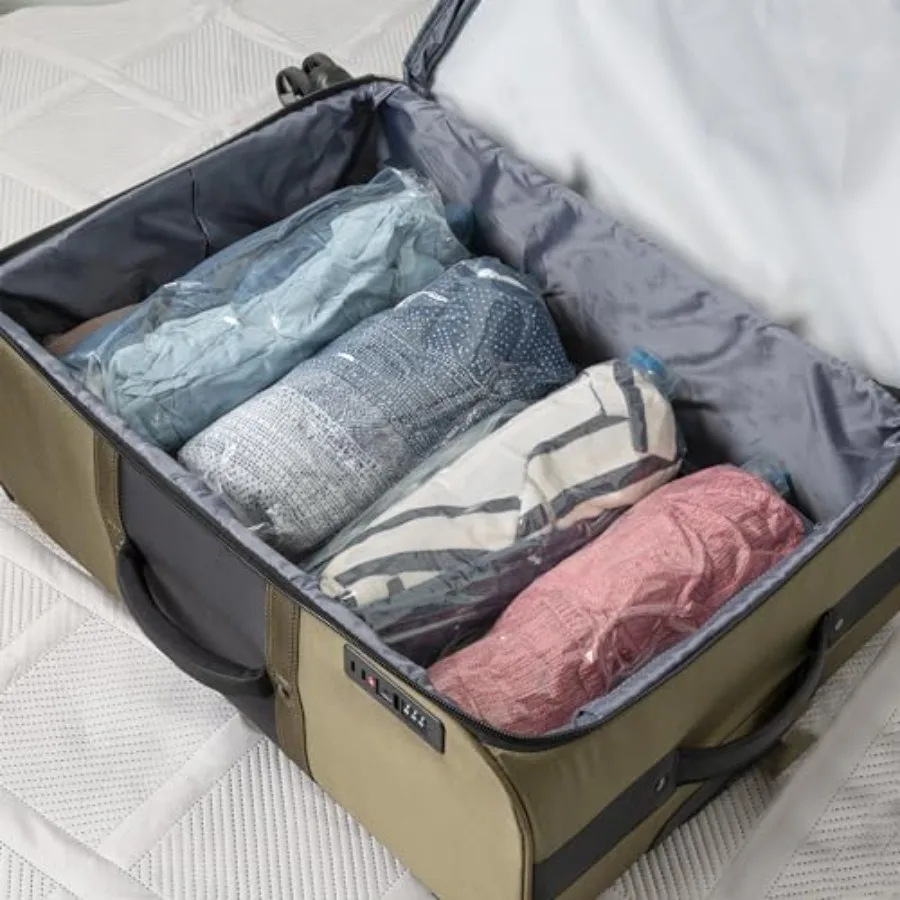 12-Pack Vinyl Zipper Storage Bags for Luggage, Includes 5 Large, 5 Medium and 2 Small
12-Pack Vinyl Zipper Storage Bags for Luggage, Includes 5 Large, 5 Medium and 2 Small