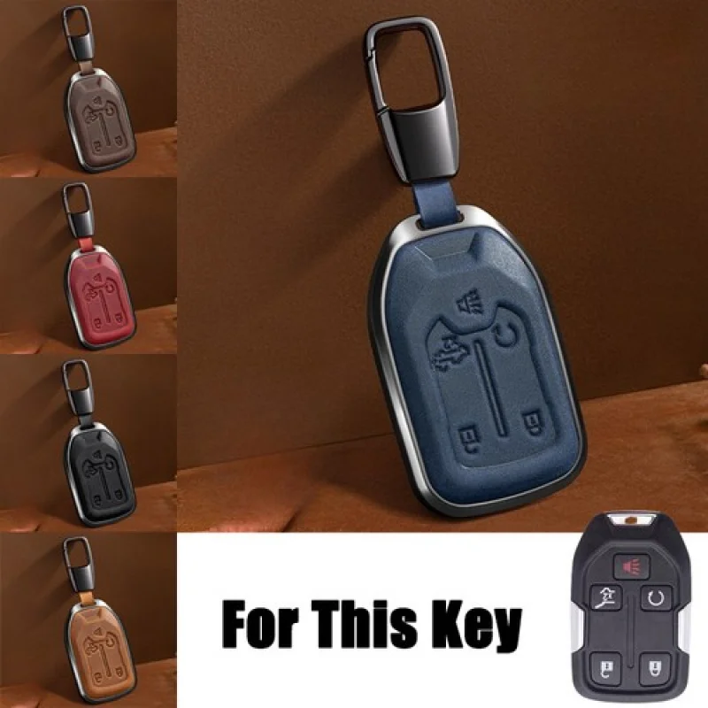 A+ Zinc Alloy Leather Car Key Case Cover For Chevy Silverado For GMC Sierra Terrai
A+ Zinc Alloy Leather Car Key Case Cover For Chevy Silverado For GMC Sierra Terrai