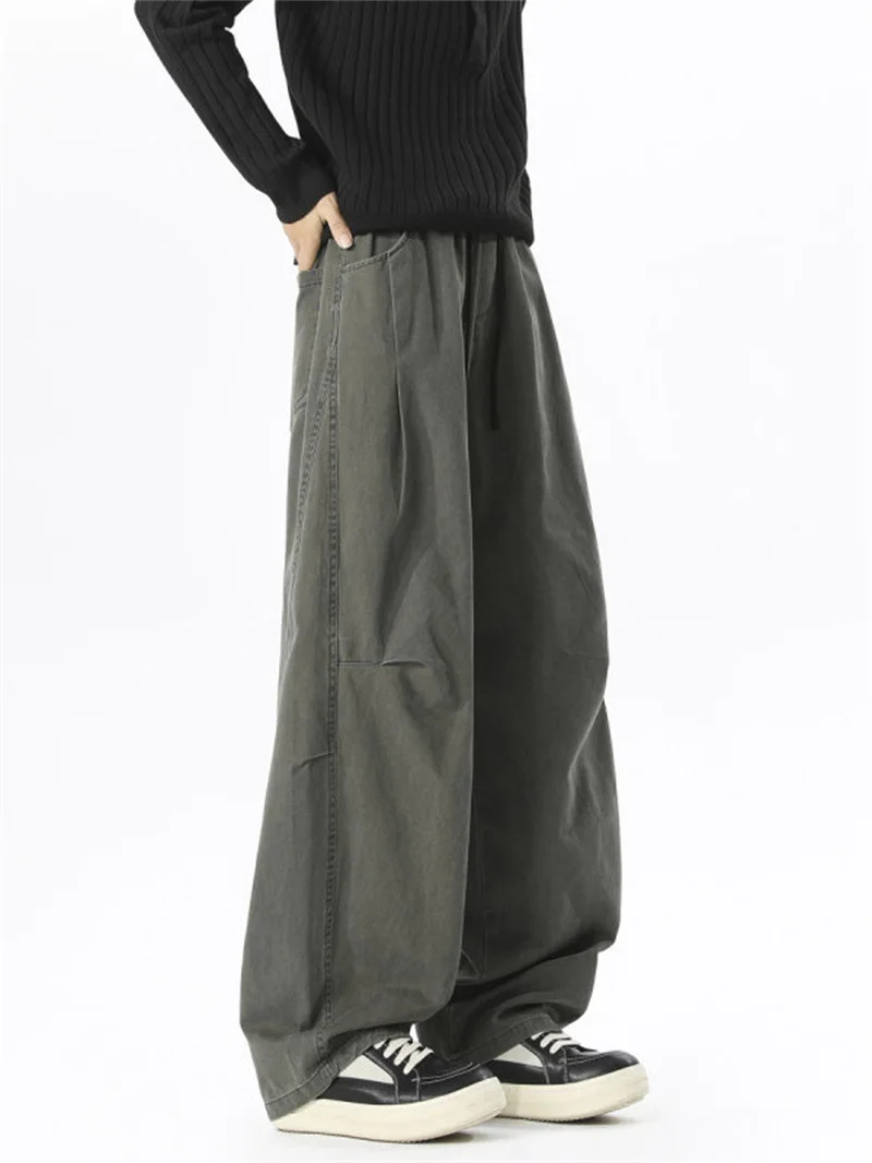 Deconstructed Loose Straight Leg Men's Casual Pants Autumn Winter Faion Brand American Sle Heavy Wide Leg Trousers
Deconstructed Loose Straight Leg Men's Casual Pants Autumn Winter Faion Brand American Sle Heavy Wide Leg Trousers