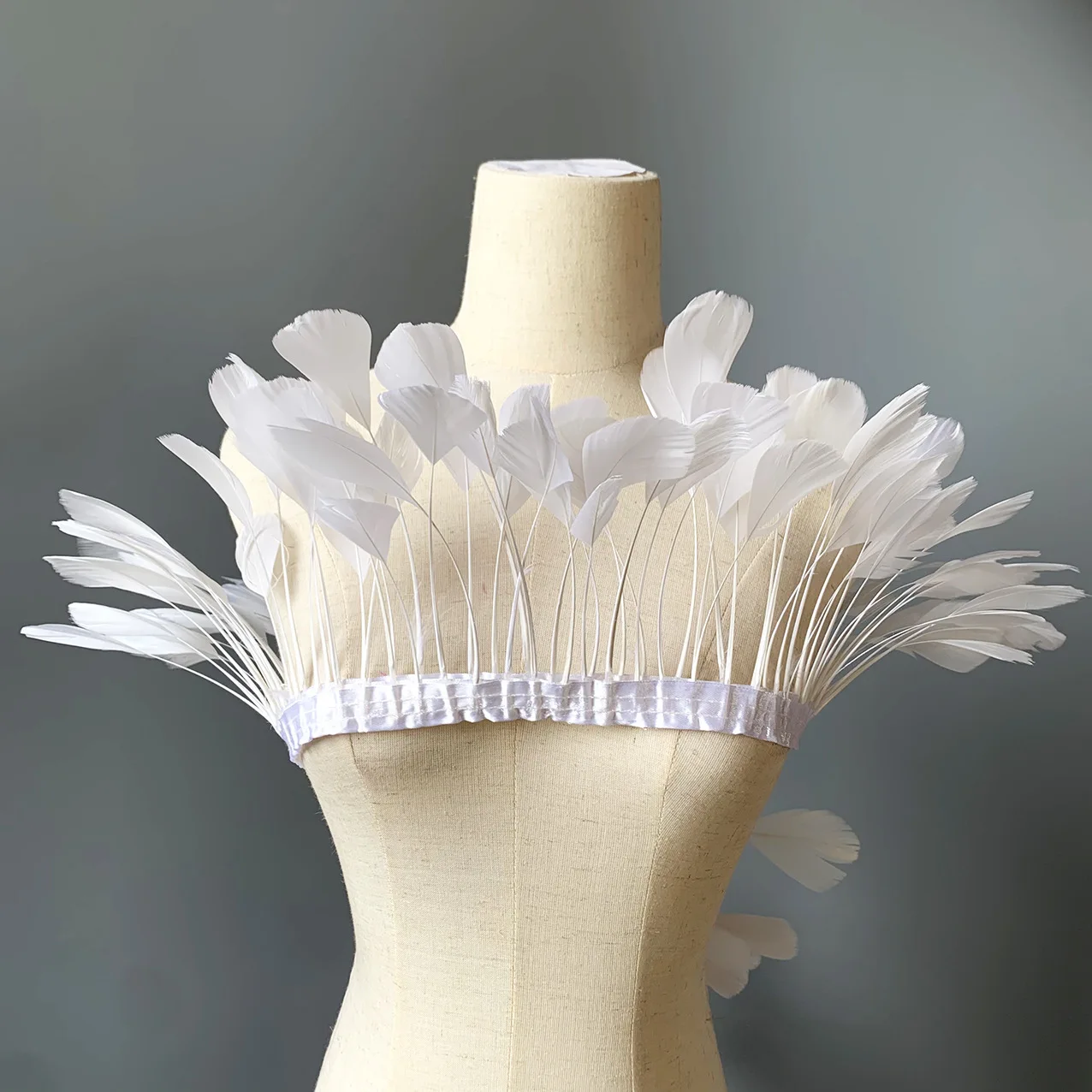 10Meter Natural Goose Feather Trim Fringe 15-20cm/6-8inch Goose Plumas for Crafts Sewing Ribbon Carnival Party Dress Plume Decor
10Meter Natural Goose Feather Trim Fringe 15-20cm/6-8inch Goose Plumas for Crafts Sewing Ribbon Carnival Party Dress Plume Decor