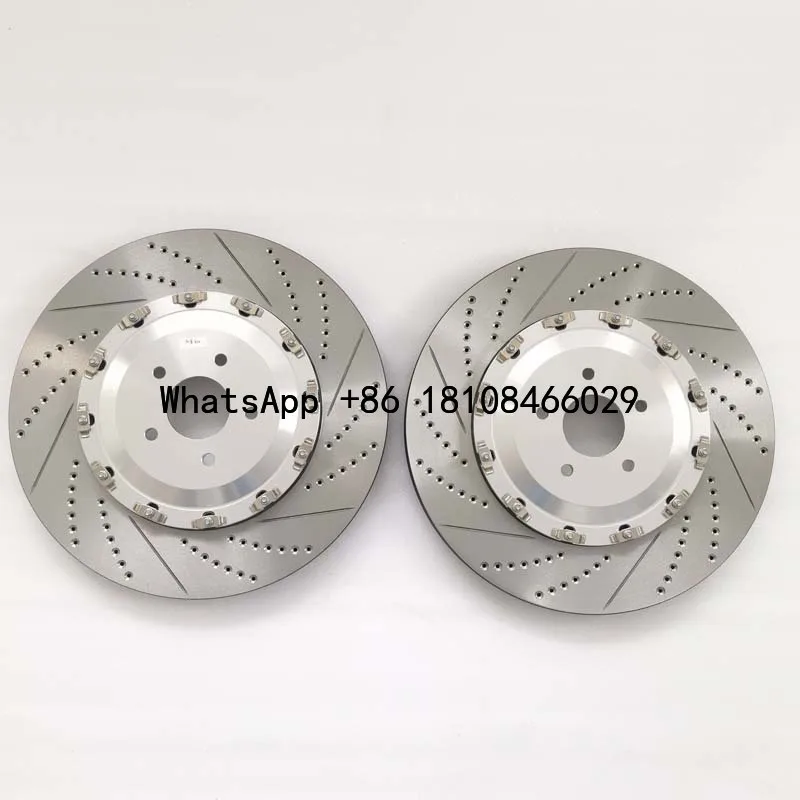 New 2-Piece Floating Brake Disc 390mm Auto Brake System for Audi Compatible Brake Rotor
New 2-Piece Floating Brake Disc 390mm Auto Brake System for Audi Compatible Brake Rotor
