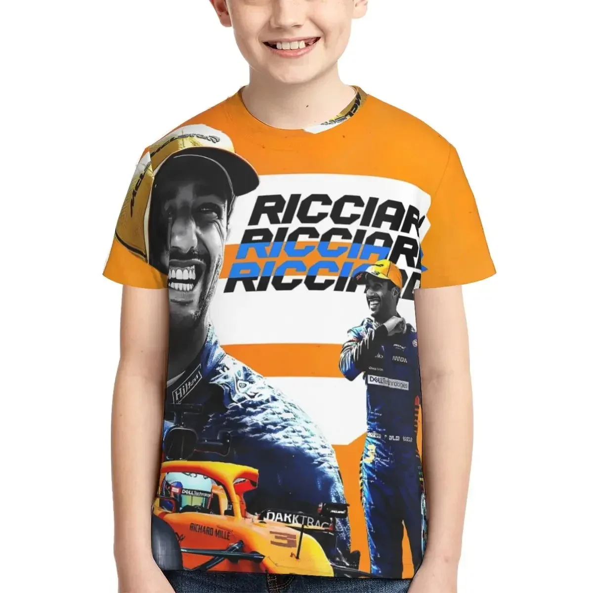 Daniel Ricciardo 3 T Shirt - Short Sleeve Crew Neck Soft Fitted Tee Shirts for Teen Girl & Boy
Daniel Ricciardo 3 T Shirt - Short Sleeve Crew Neck Soft Fitted Tee Shirts for Teen Girl & Boy